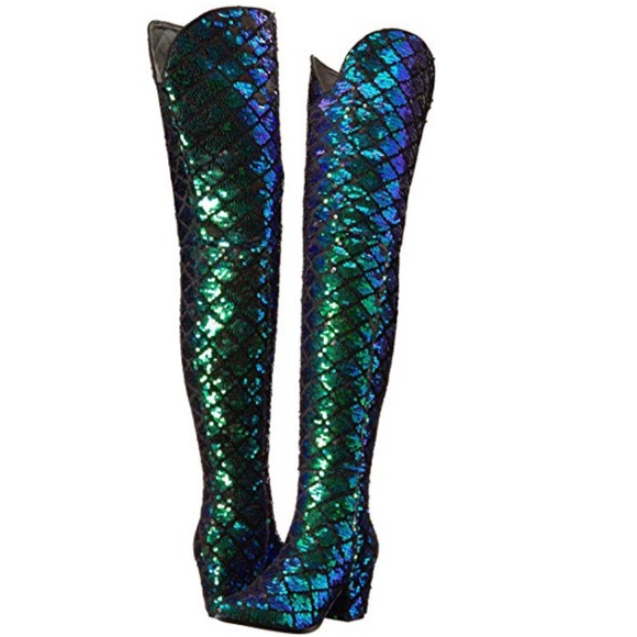 Michael Antonio Shoes - Michael Antonio sequin OTK boots